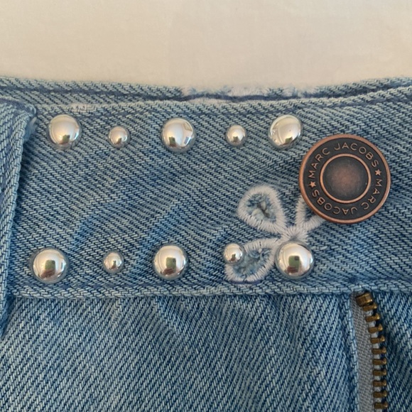 NWT Marc Jacobs Denim Mini Skirt size 30 - Picture 6 of 15